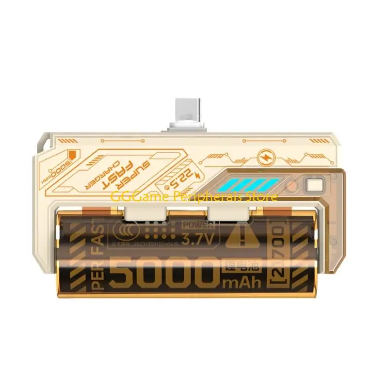 U55B ABS Material 21700 Portable Power Banks Featuring Detachable Structure And 22.5W Fast Charging Output Multiple Color