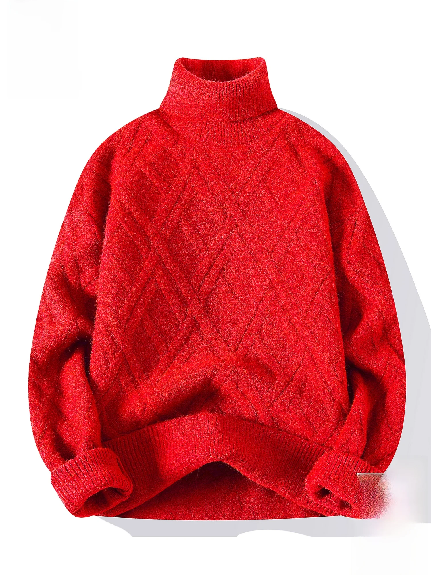 

Мужской свитер Paul Frank с высоким воротником, утепленный, свободного кроя, осенне-зимний, теплый, повседневный, модный, молодежный, из смесового полиэстера