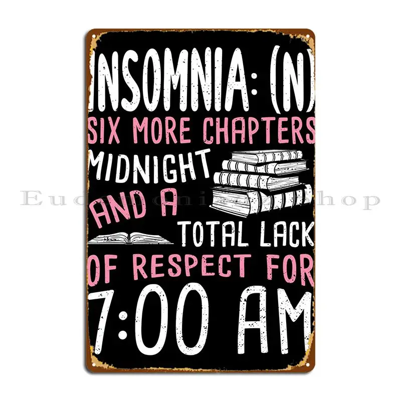 

Металлический плакат с надписью «бессонница», еще шесть глав