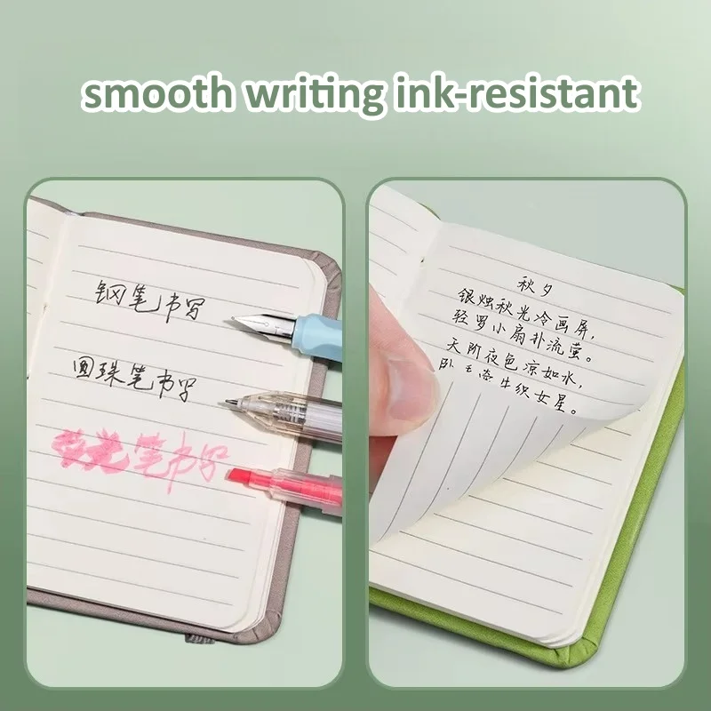 A7 Mini Notebook Portable Pocket Notepad Memo Diary Planner Agenda Organizer 365 Days Notebook Journals Office School Stationery