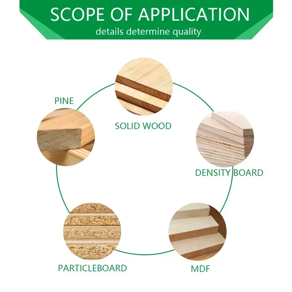 LAVIE Fräser 6&1/4 Schaft, Doppellager, für Holzbearbeitung, zum Kantenfräsen und Profilieren von Schablonen – Detail 14