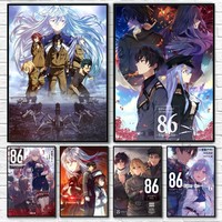 Anime 86 Eighty Six Poster Home Living Room Wall Art Garage Room Decor Gift