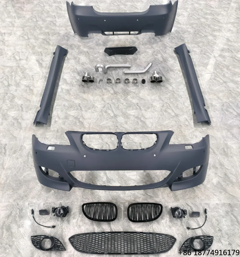 

Hot selling Car Bumpers for E60 Modification and Upgrade M5 Style Body Kit Rear Bumper for E60 M5 540i 545i PP material