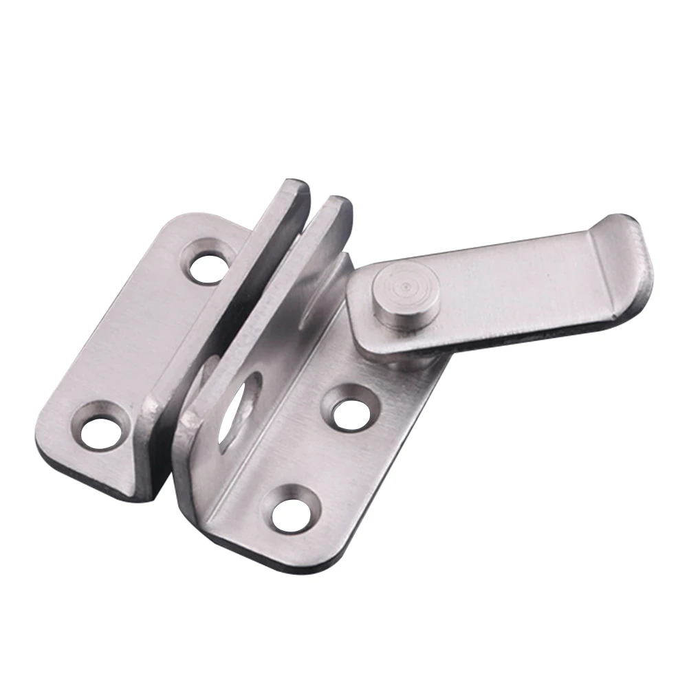 

2pcs Stainless Steel Door Bolts Latches Anti-Theft Lock For Bedroom Window Security Fixtures Hardware Silver Left Right Opening