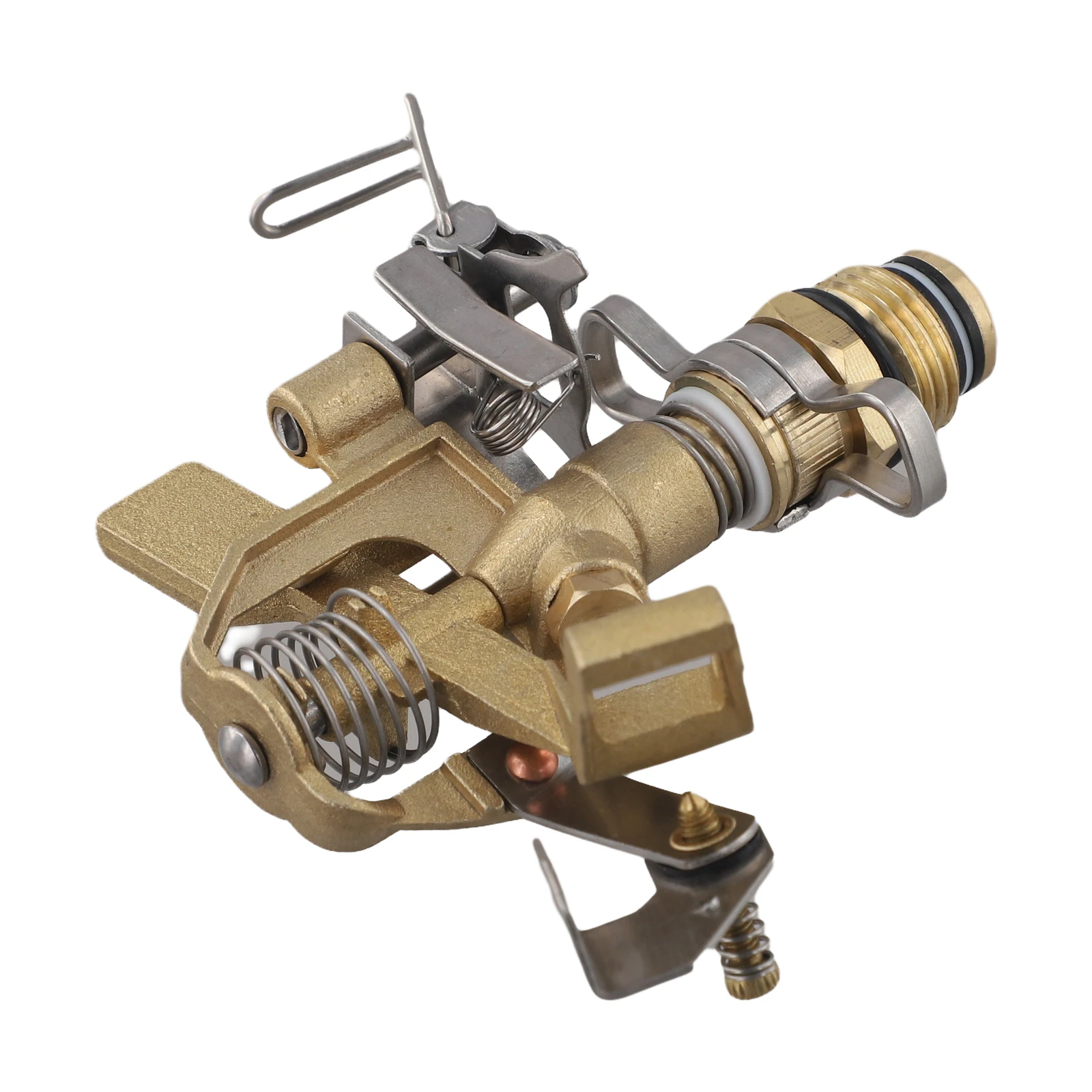 Copper Spray Head 360 Degree Sprinkler All Weather Resistance Customizable Watering Experience Easy Hose Attachment Pulse Spray