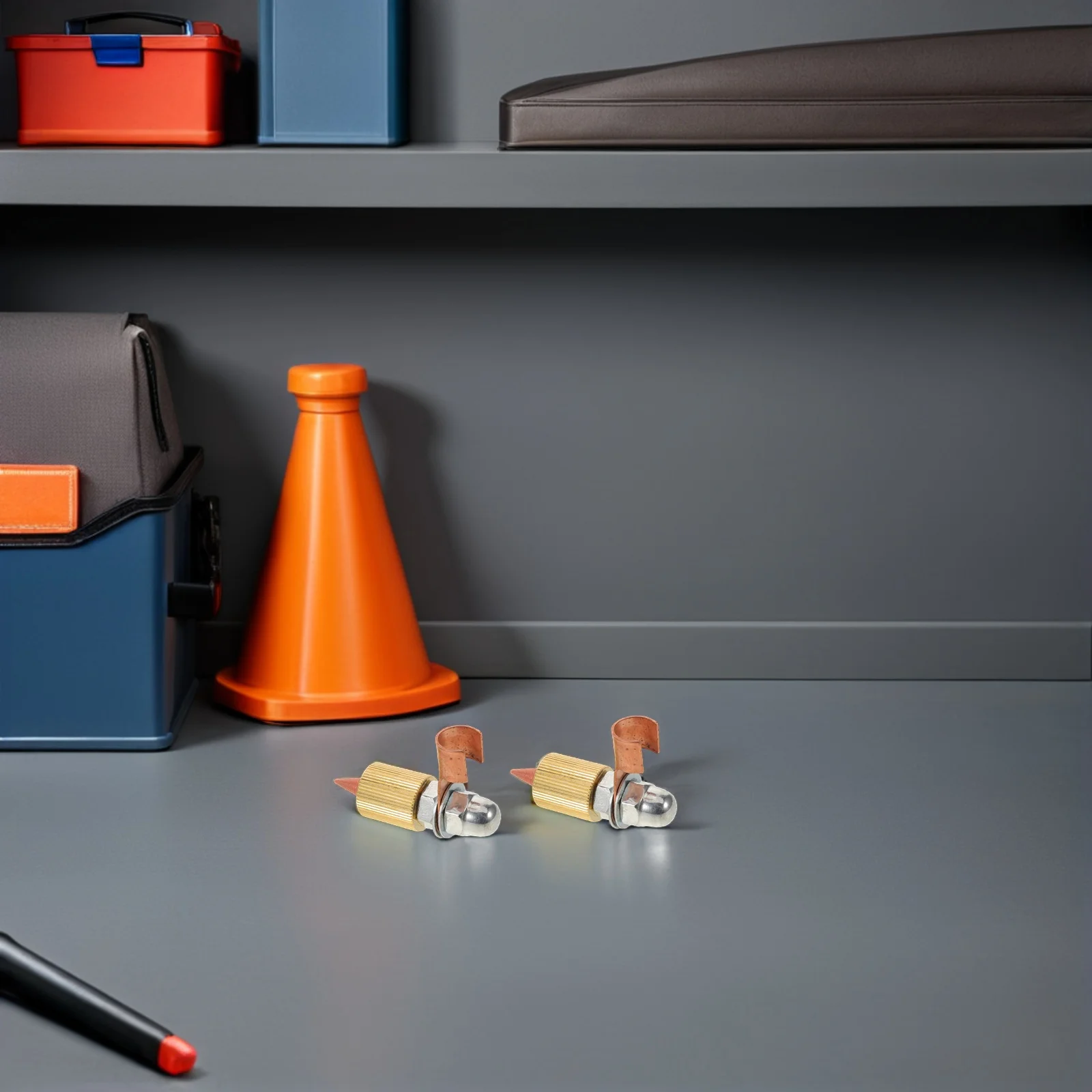 

2pcs Automotive Grounding Clamp Copper Collet Chuck For Sheet Metal Repair Machine, Vehicle Dent Puller Tool, Auto Body Repair