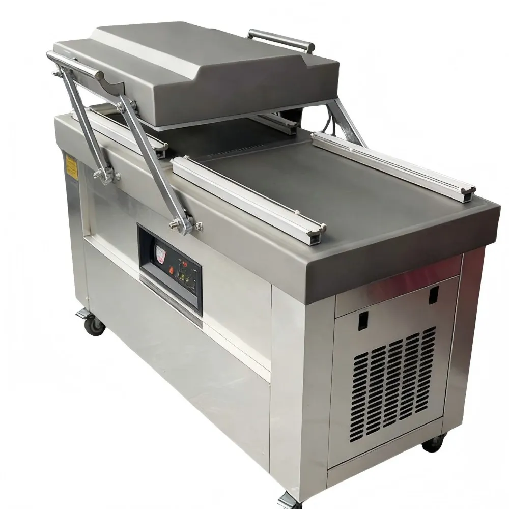 

400P Store High-Efficiency Dual Chamber Vacuum Packing Machine, Commercial Fresh Food Sealer, Simple Operation