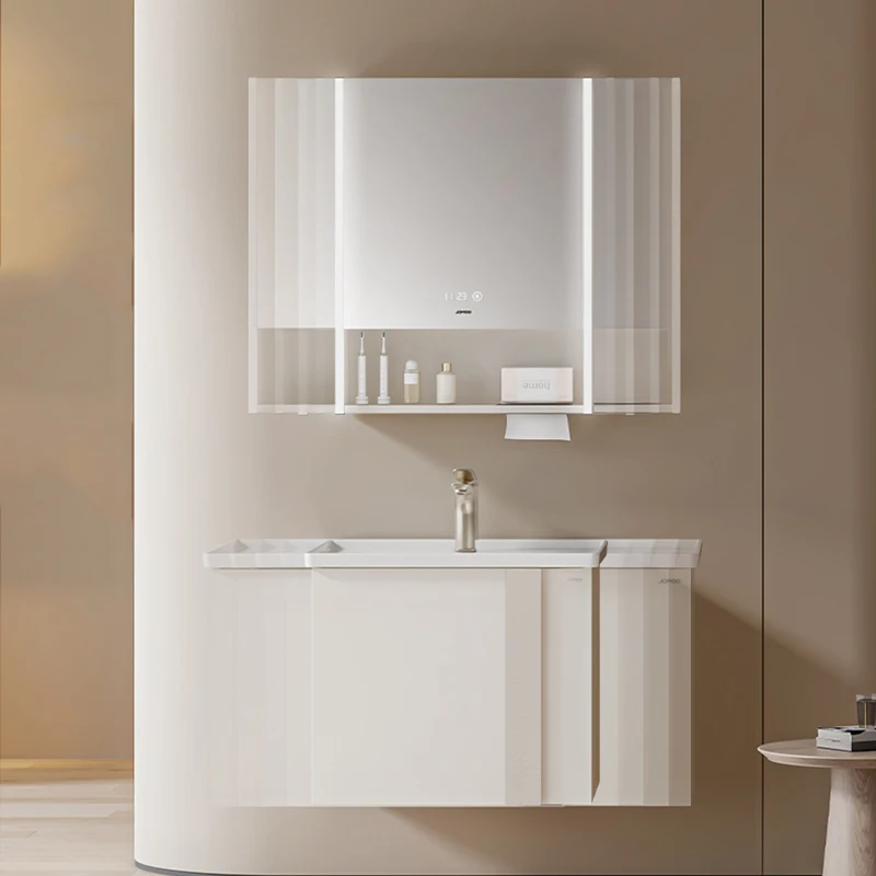 

Wooden Narrow Bathroom Cabinet Paper Space Saver Small Luxury White Display Sink Cupboard Disinfecting Gabinete Salon Furniture