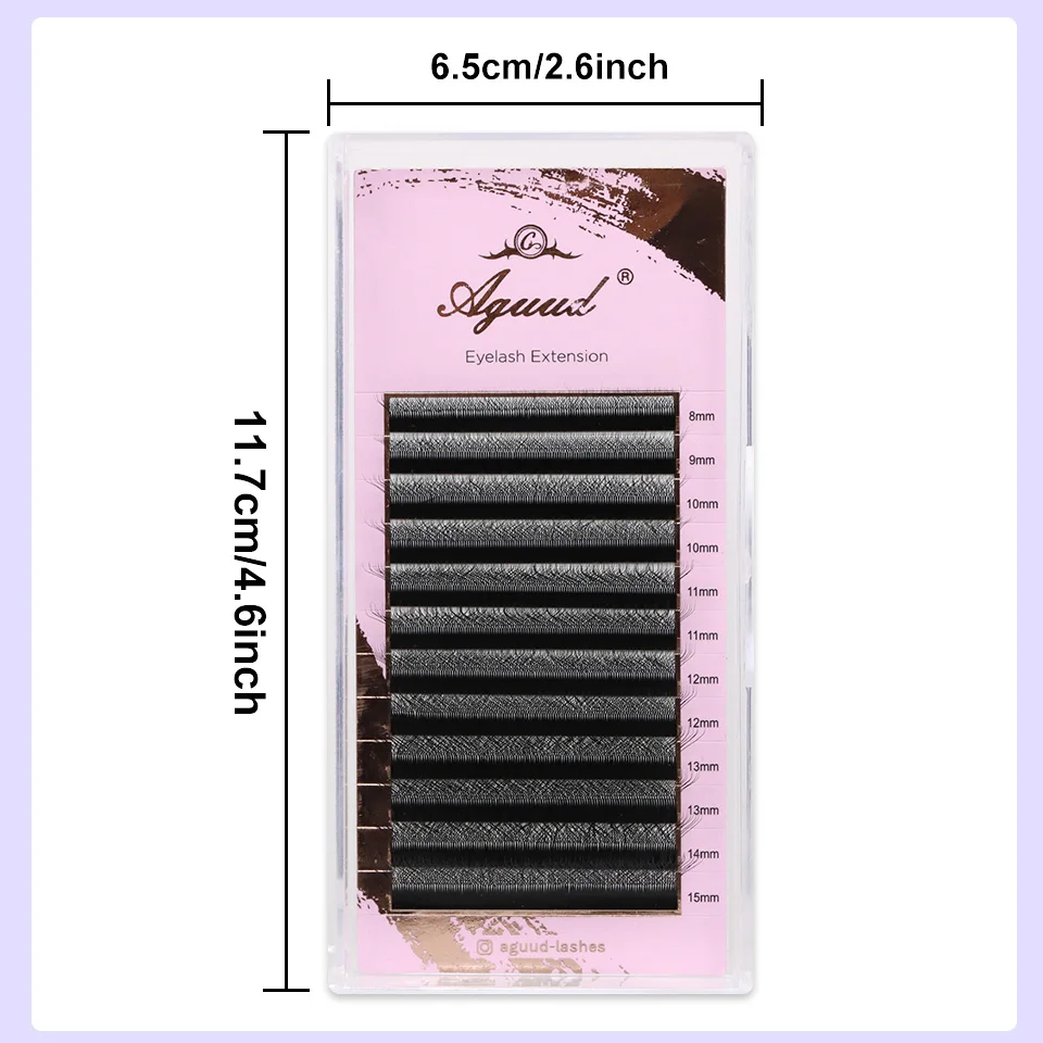 L M (LU) Curl W-Form Wimpernverlängerung Automatische Blüte YY 3D 4D Handgewebte Premium Soft Nerz Natürliche Falsche Wimpern Cilios – Detail 10