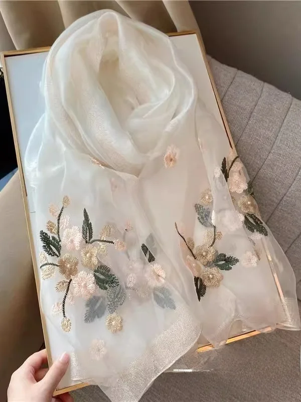 silk-wool-blend-scarf-women-faionable-versatile-gift-silk-floral-print-warmth-rectangular-ape-winter-season-acce