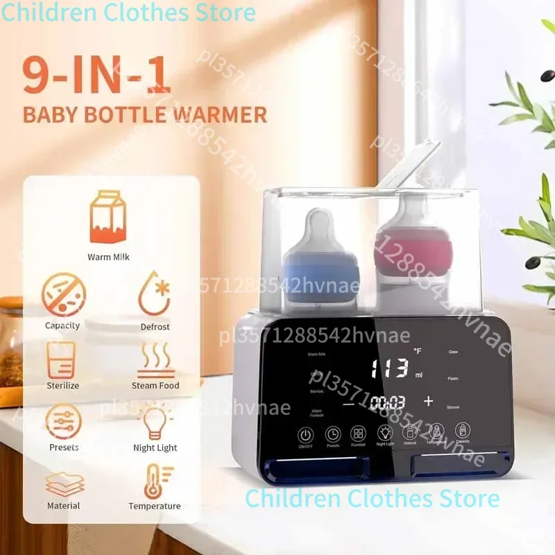 Chauffe-biberon stérilisateur multifonction rapide chauffe-biberon avec minuterie contrôle précis de la température accessoires pour nouveau-nés