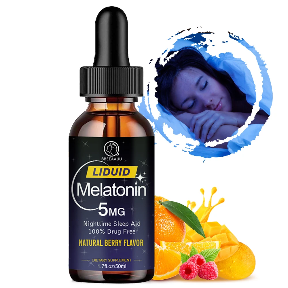 

BBEEAAUU Melatonin Supplements Sleep Supplements for Adult for Insomnia Better Sleep Sleep Faster and Deeper Good Sleep Quality