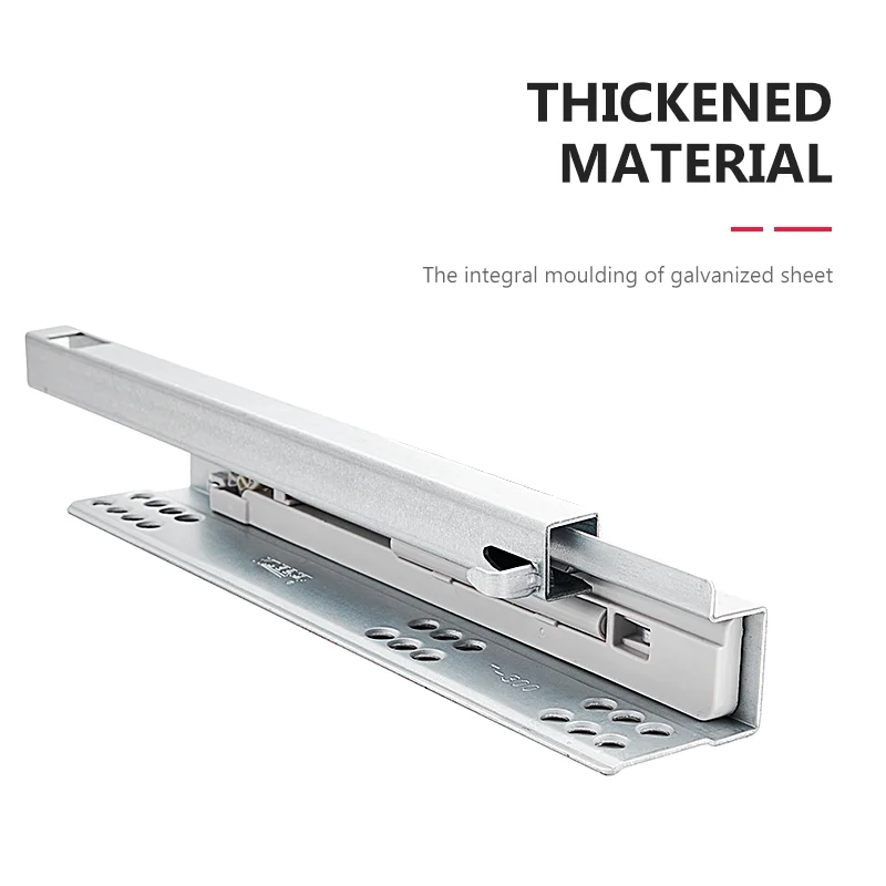 STLF  Modern Design Soft-Closing Undermount Drawer Slides Concealed Extension System for Dining Furniture Hardware Kitch