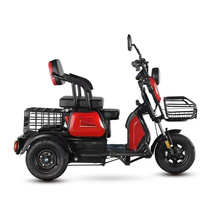 

3 Wheels Other Tricycles Mini Tricycles Adult Battery E Tricycles Electric Bike with Child Seat