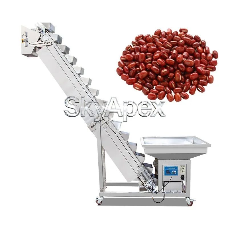 Stainless Steel Bucket Elevator Automatic Lifting Conveyor For Granules Hardware Dried Fruit Building Block Accessories