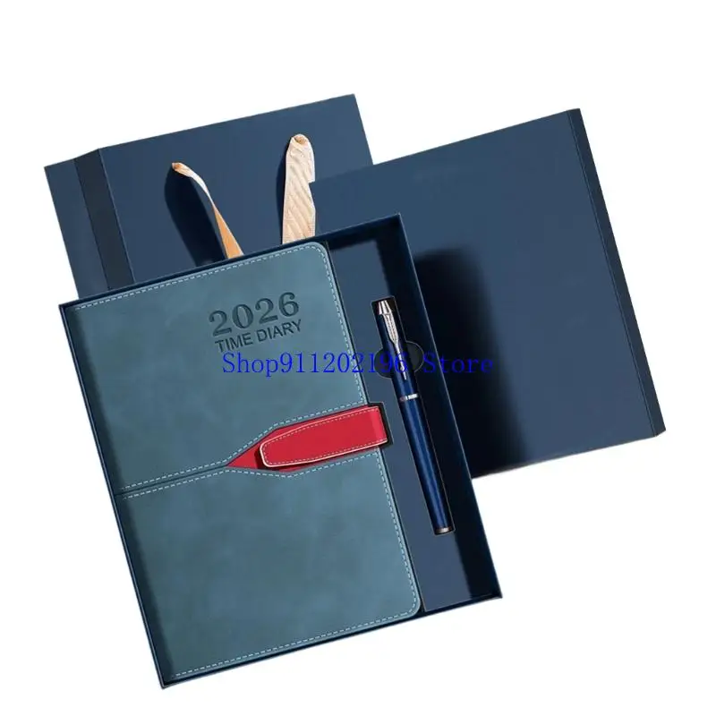 P82A A 5 Diary Notebook With Button Closure For Students Project Managers On Outdoors