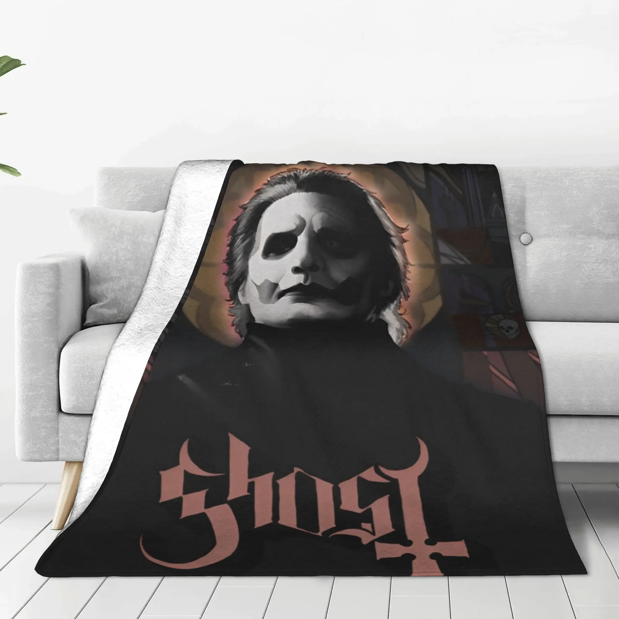 Ghost Band rock metal music  Print Blanket For Men Women Super Soft Warm  Throw Blankets for Couch 50x60 Inches Multiple Sizes