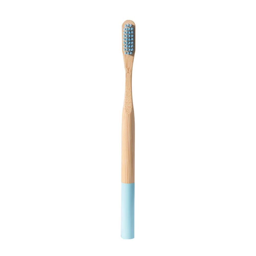 

4Pcs Wooden Toothbrushes Bamboo Handle Anti-Slip Comfort Grip for Oral Care Daily Cleaning Household Travel Essential