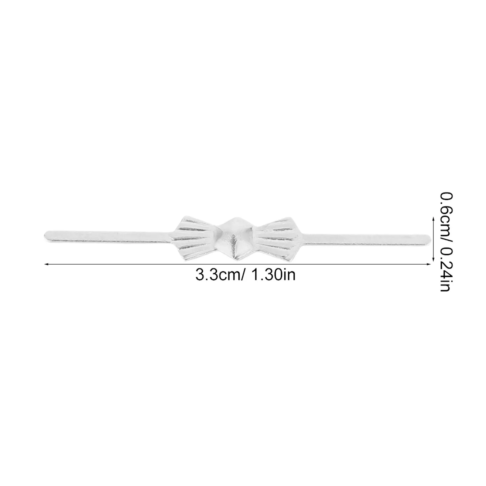 300Pcs Chandelier Crystal Fastening Clips Iron Bow Tie Fasteners Easy Install Butterfly Connectors Secure Crystal Bow Tie