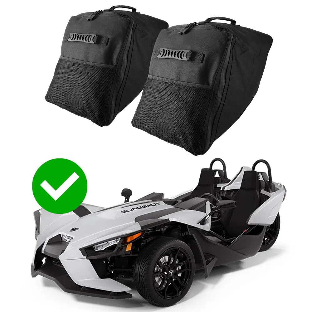 Rear Seat Back Storage Luggage for Polaris Slingshot 2015-2024 Suitcases Inner Bag Toolkit Rear Case Pannier Bag