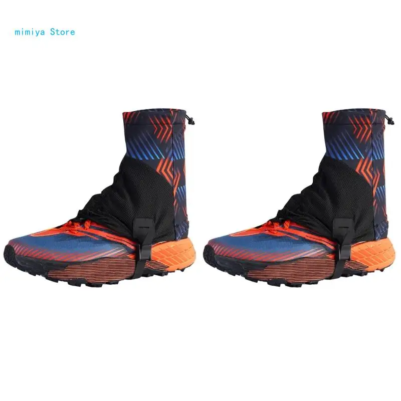 Light weights Waterproofs Ankle Gaiters Low Ankle Gaters Protective Shoe Cover Boot Guard for Hiking Walking Backpacking