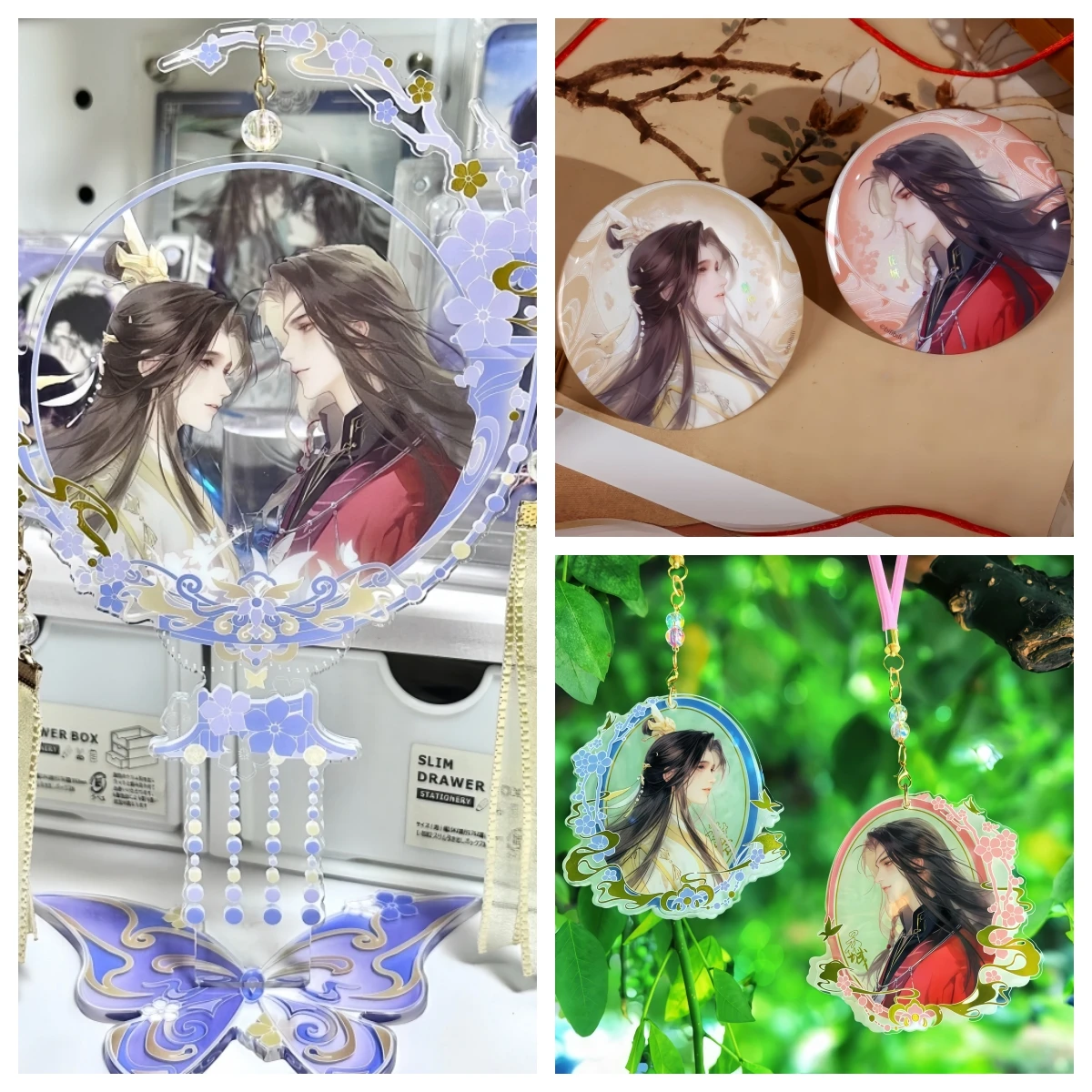 

Tian Guan Ci Fu Ning Mou Hui Meng Series Xielian Huacheng Cartoon Character Acrylic Decorations Badges Collect Fans Holiday Gift