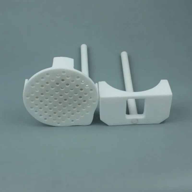 PTFE Cleaning Rack for Lab ITO FTO Glass & Quartz Slides, Custom Size Wafer Basket Holder
