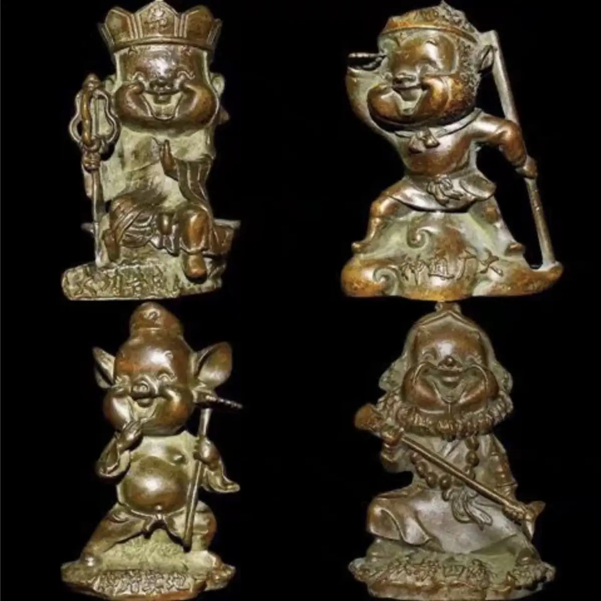 The journey to the west Buddhist monk Sun Wukong, monkey Statue Sculpture Figurines Home Garden Decoration Statues For House ﻿