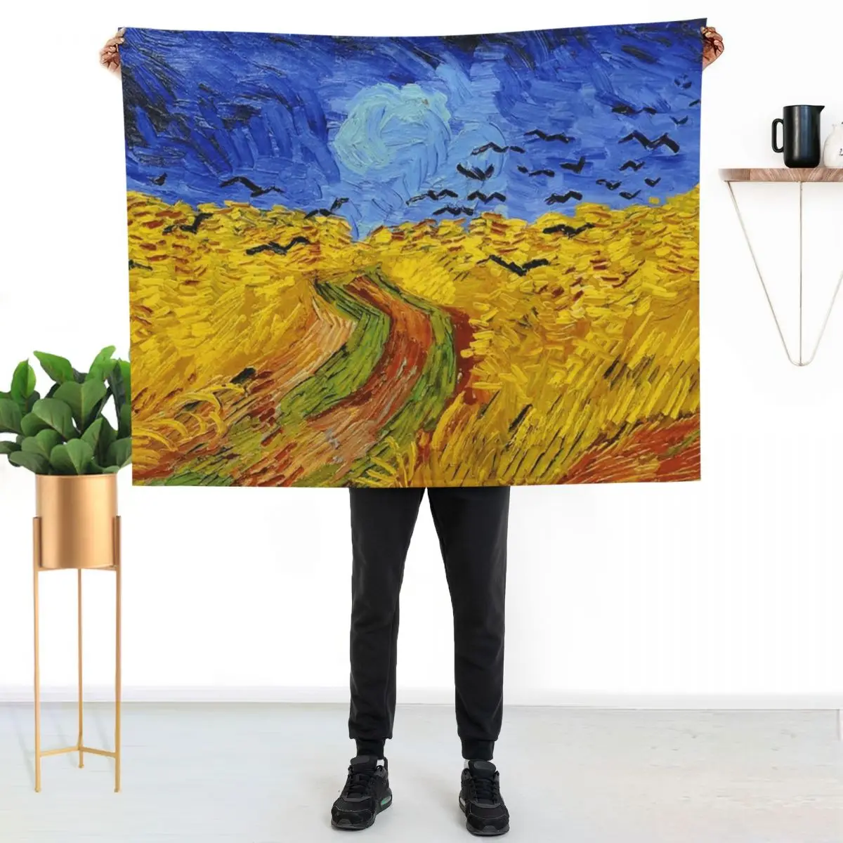 van gogh Throw Blanket Soft Cozy Blanket for Pet Kids Adults