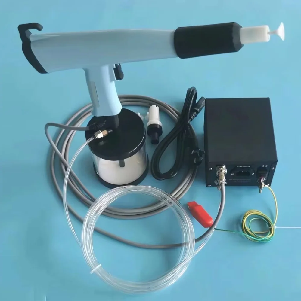 WX-258 Portable Powder Testing Coating Machine Electrostatic Powder Sprayer for Car Wheel Hub Modification Spraying