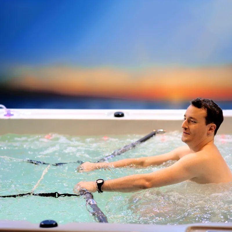 7M Swim Spa Single Zone Endless Acrylic Swimming Pool Outdoor