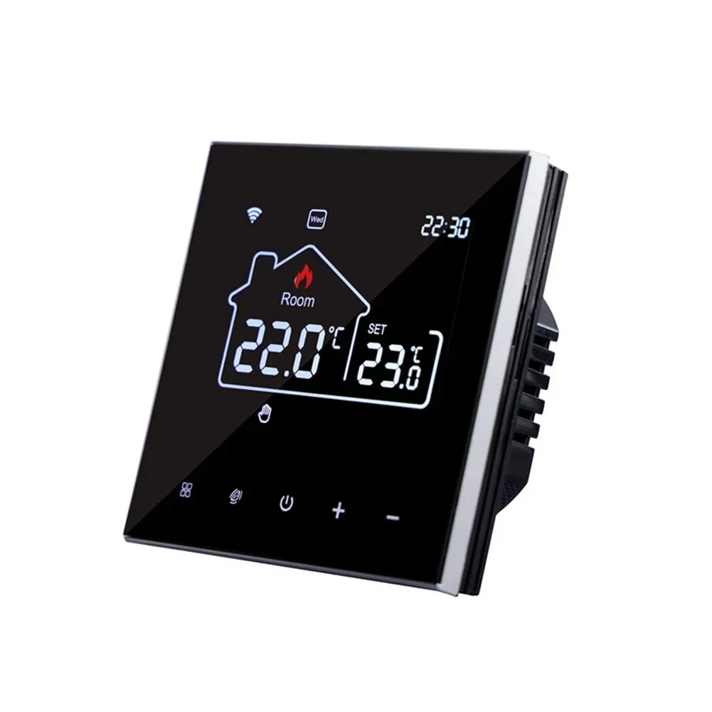 

Smart WiFi Thermostat with Dual Temperature Sensing for Gas Boiler Hot Water Floor Heating Temperature Controller