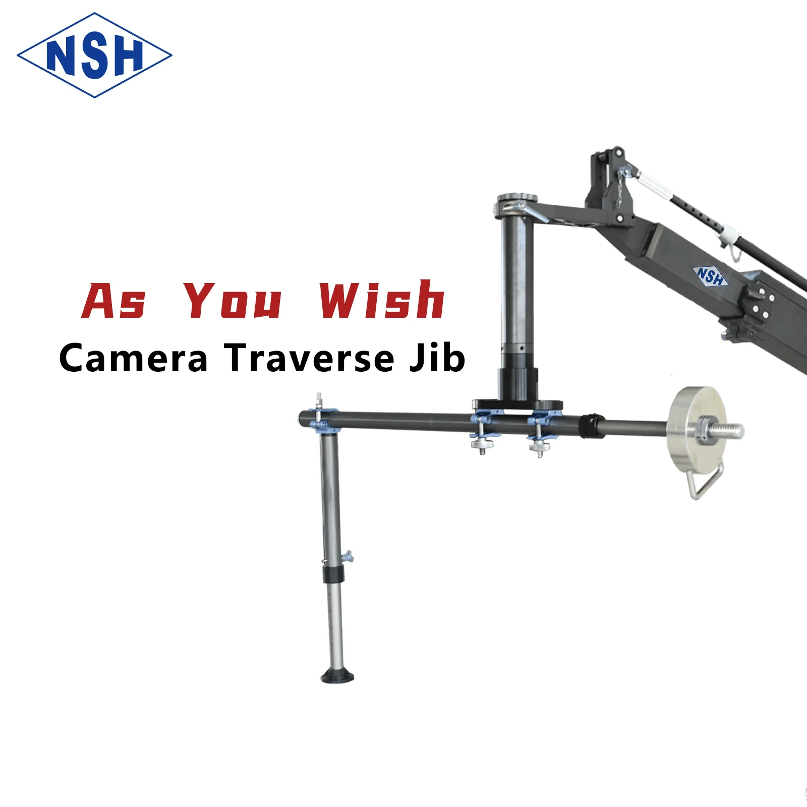 NSH camera jib rail tracks swivel-assisted shooting jib video photography accessories