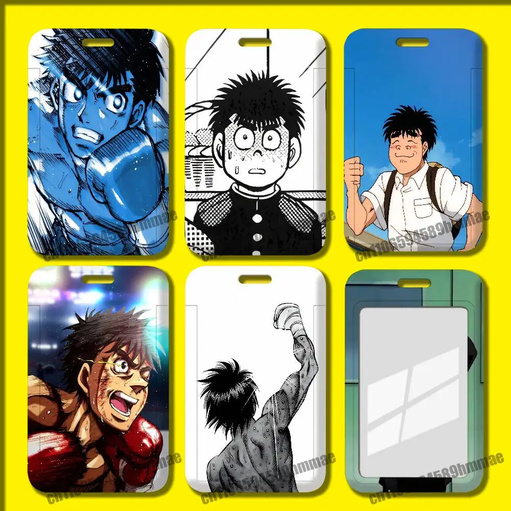 For Makunouchi Hajime no Ippo Employee ID Card Holder Office Badge Work Student Bank Credit Hard Holders Case Shell