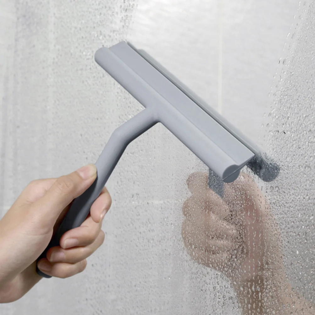 

1Set Silicone Glass Squeegee Multifunctional Home Wiper Ergonomic Handle Water Removal Tool For Bathroom Kitchen Window Cleaner