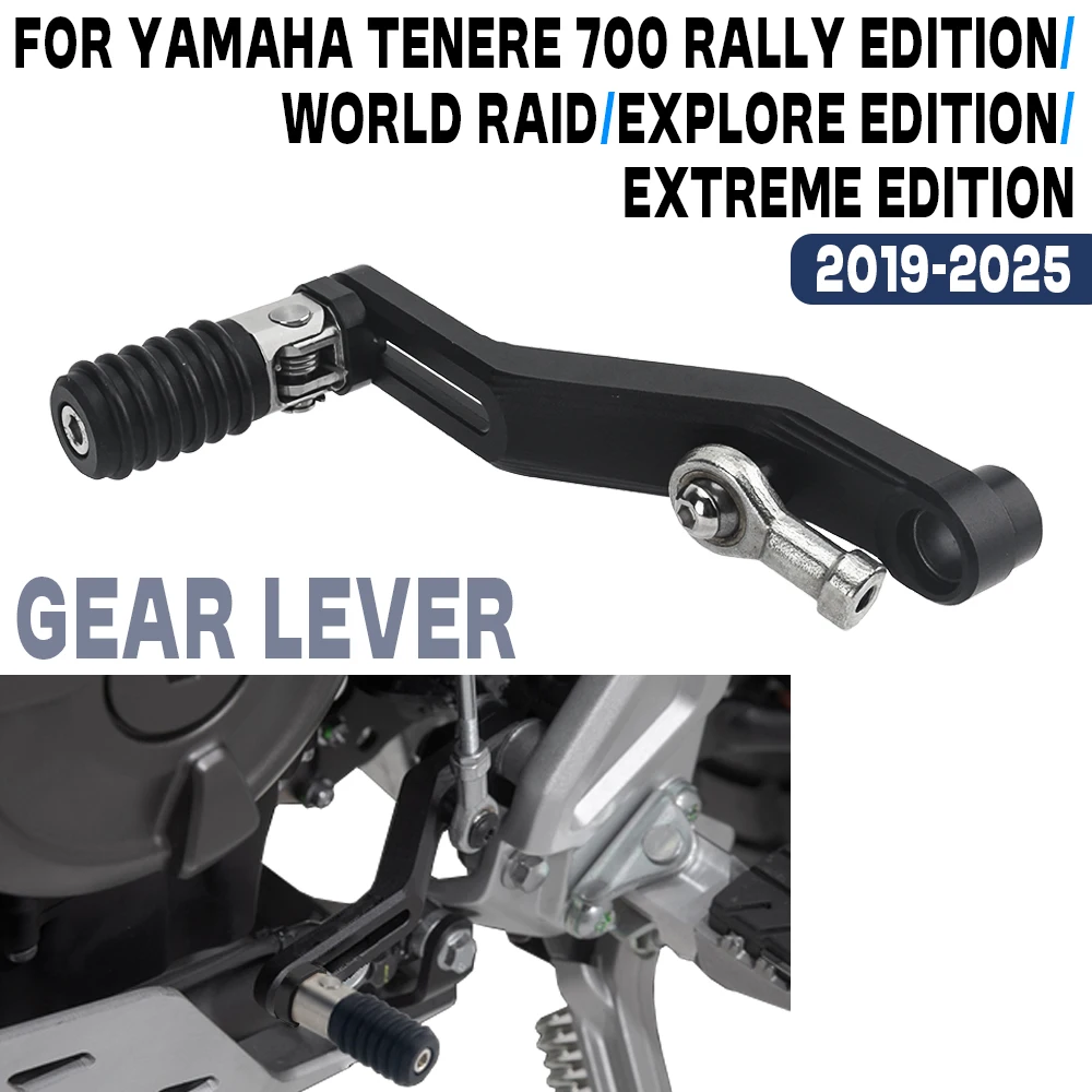 

2025 Gear Shift Lever For YAMAHA TENERE 700 XTZ700 Tenere700 RALLY Edition World Raid Motorcycle Folding Shifter Pedal Toe Peg
