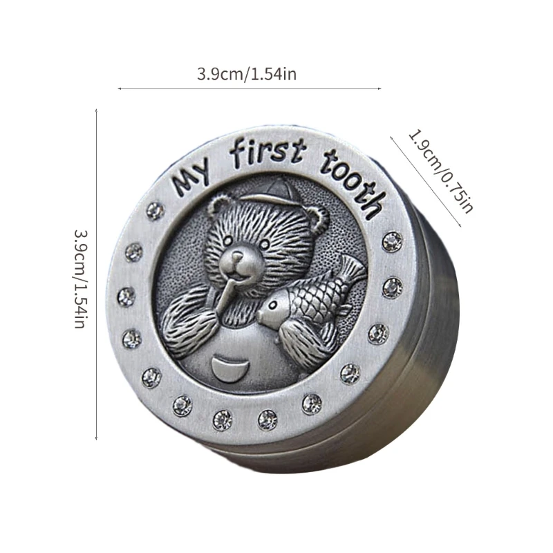 Caixa dentes bebê/caixa ondulação bebê, primeiro dente bebê, caixa lembranças, recipiente ondulação para