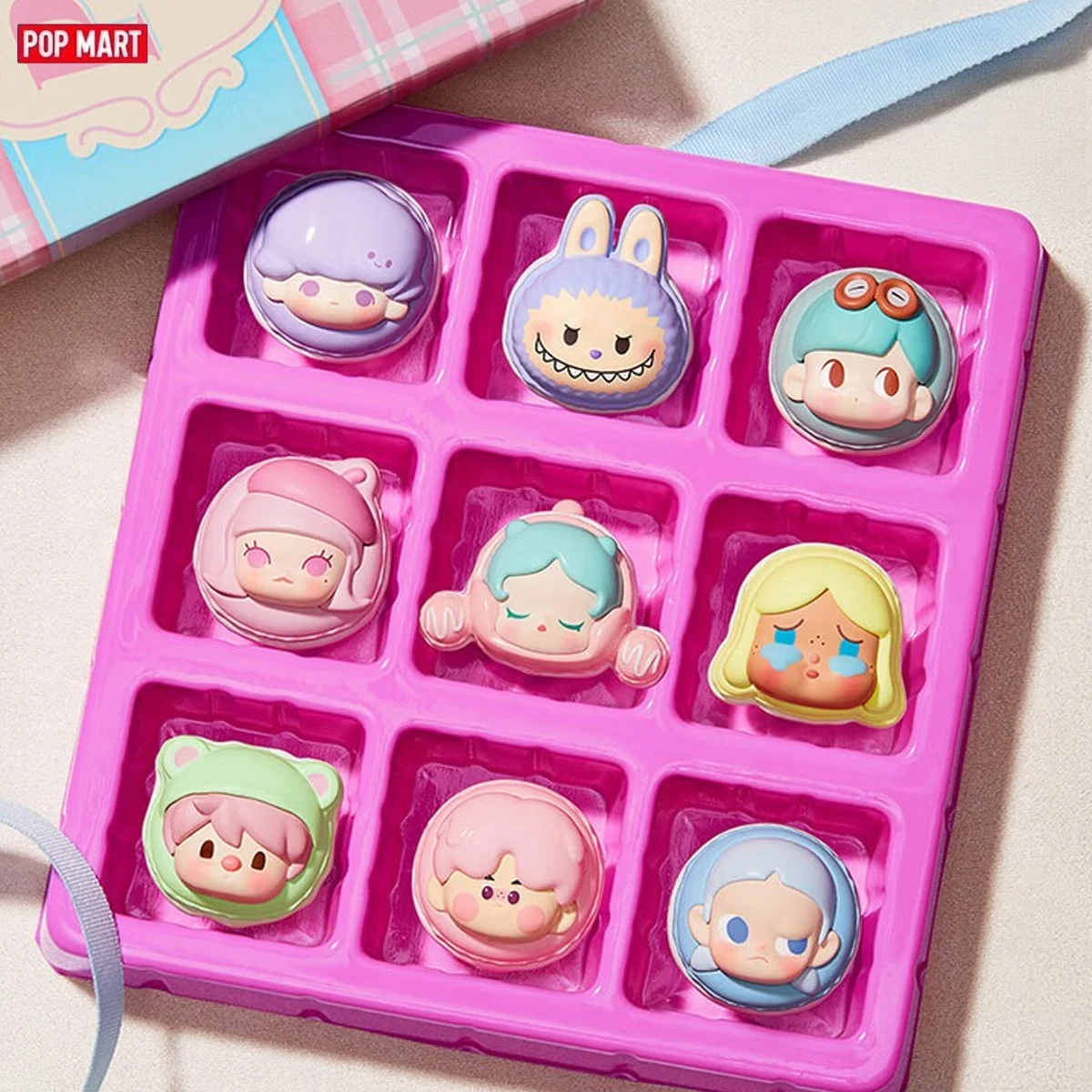 

Аутентичная серия макарон POP MART: кукла Cutie Beans, цвет макарон, дети/взрослые, быстрая доставка по всему миру!