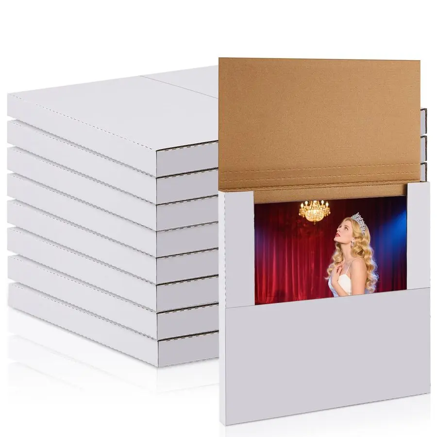 

30 Pieces Vinyl Record Mailers 12.5 x 12.5 x 1 Record Mailers Vinyl Lp Shipping Boxes Cardboard Album Boxes for Packaging Moving