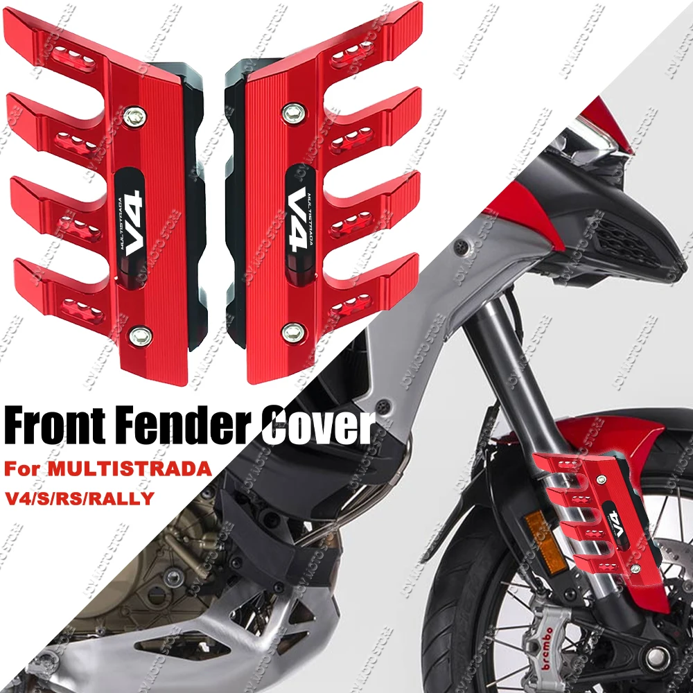For Multistrada v4/s/rs/rally Motorcycle Front Fender Cover Protector Front Shock Absorber Decorative Cover