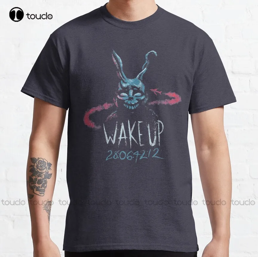 Wake up donnie darko Classic T-Shirt white collar shirt women Custom aldult Teen unisex digital printing Tee shirt xs-5xl