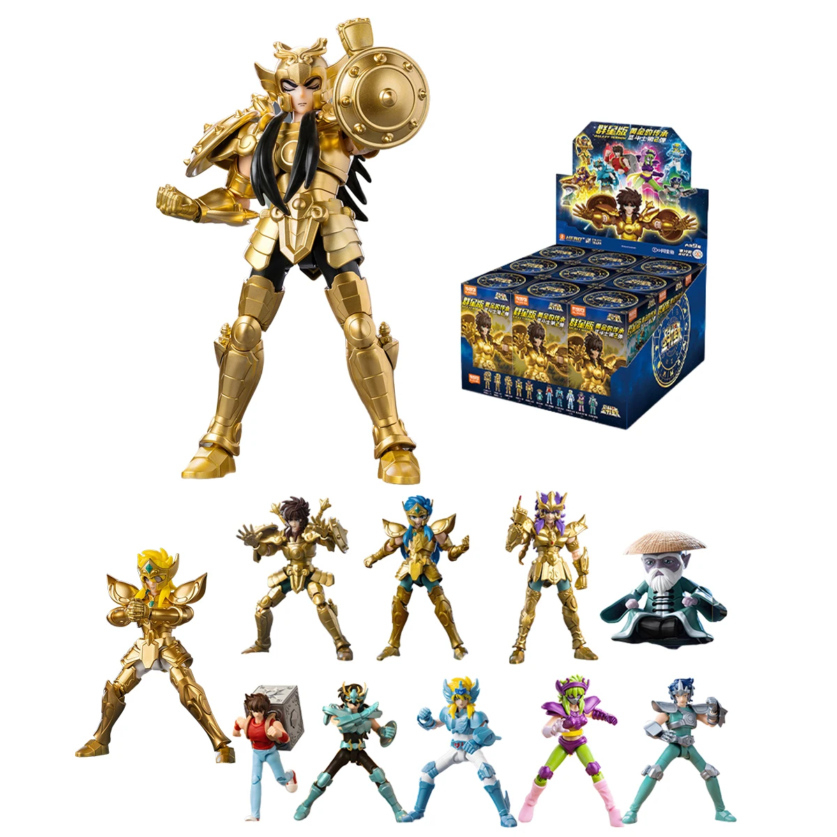 HIPLAY BLOKEES Saint Seiya Galaxy Version Second Wave: Golden Legacy 75032 Blind Box Figure