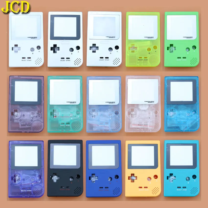 

JCD 1Set Replacement Plastic Full Case Cover Housing Shell For GBP Game Console Shell Case W/ Buttons Kit