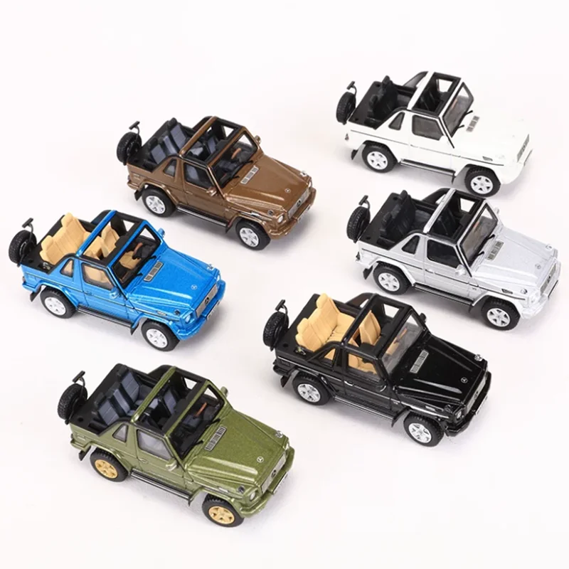 GCD 1:64 Scale G500 Cabrio W463 Alloy Off-road Vehicle Model Desktop decoration Unique gift Static display Collectibles toys