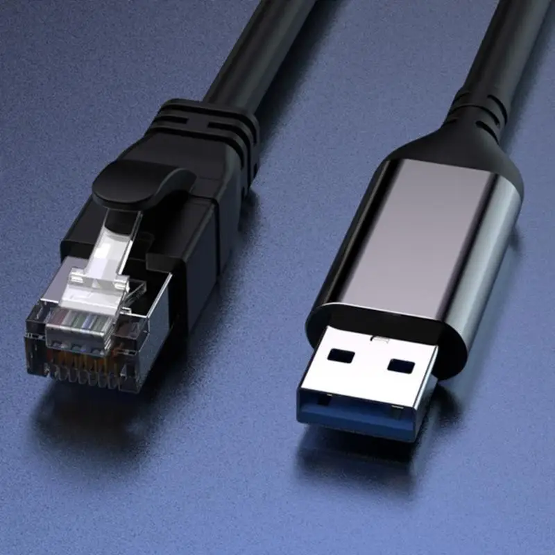 C90F USB3.0 إلى RJ45 محول Ethernet USB إلى RJ45 دعم محول شبكات Ethernet Gigabit Dongle Converter للكمبيوتر الشخصي