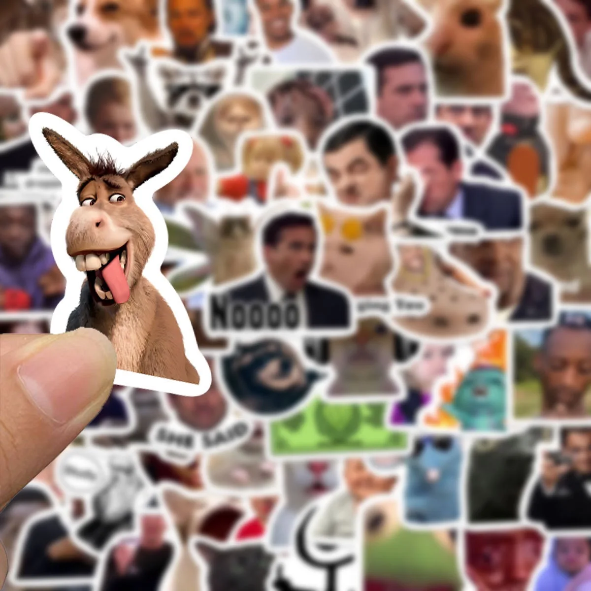 100pcs Classic American TV Series Funny Meme Stickers Cartoon Expression Decals DIY Luggage Laptop Phone Scrapbooking Sticker view 3
