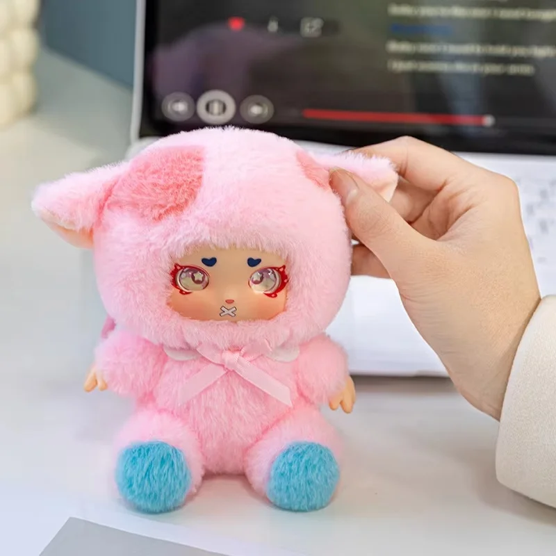 Auf Lager 15 cm Die Hexe Serie Vinyl Puppe Plüsch Spielzeug Rucksack Anhänger Gefüllte Plüsch Spielzeug Cartoon Anime Nettes Geschenk für Kinder Freunde