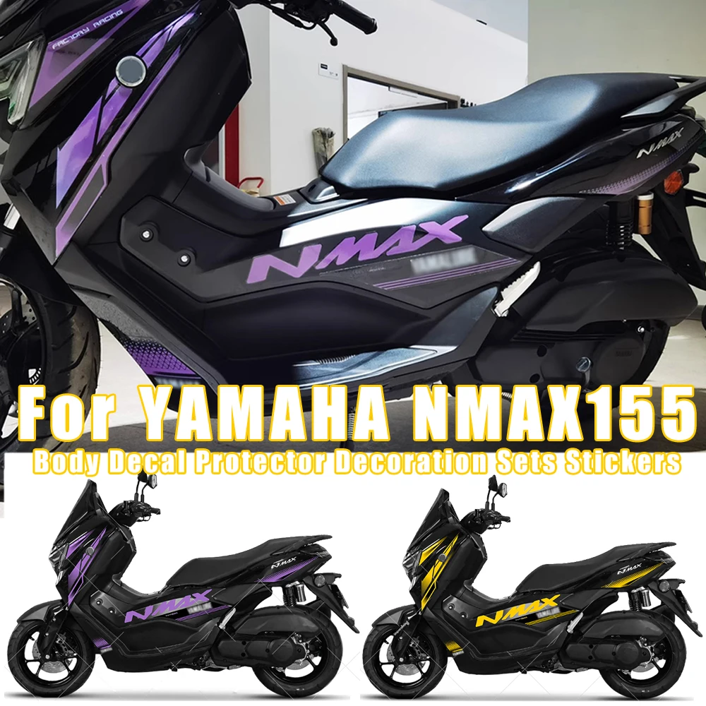 

For YAMAHA NMAX155 NMAX 155 2025 Motorcycle Modification Body Decals Protector Sticker Print Decorative Stickers