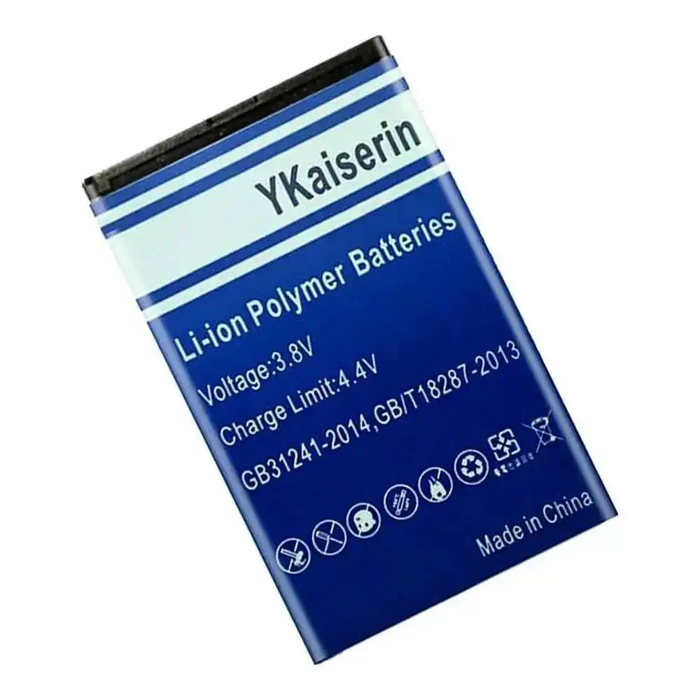 

Stable For Nokia 5230 5232 5800 5900 C3 N900 X6 X9 BL-5J Reliable Power Supply Mobile Phone Battery 3800Mah