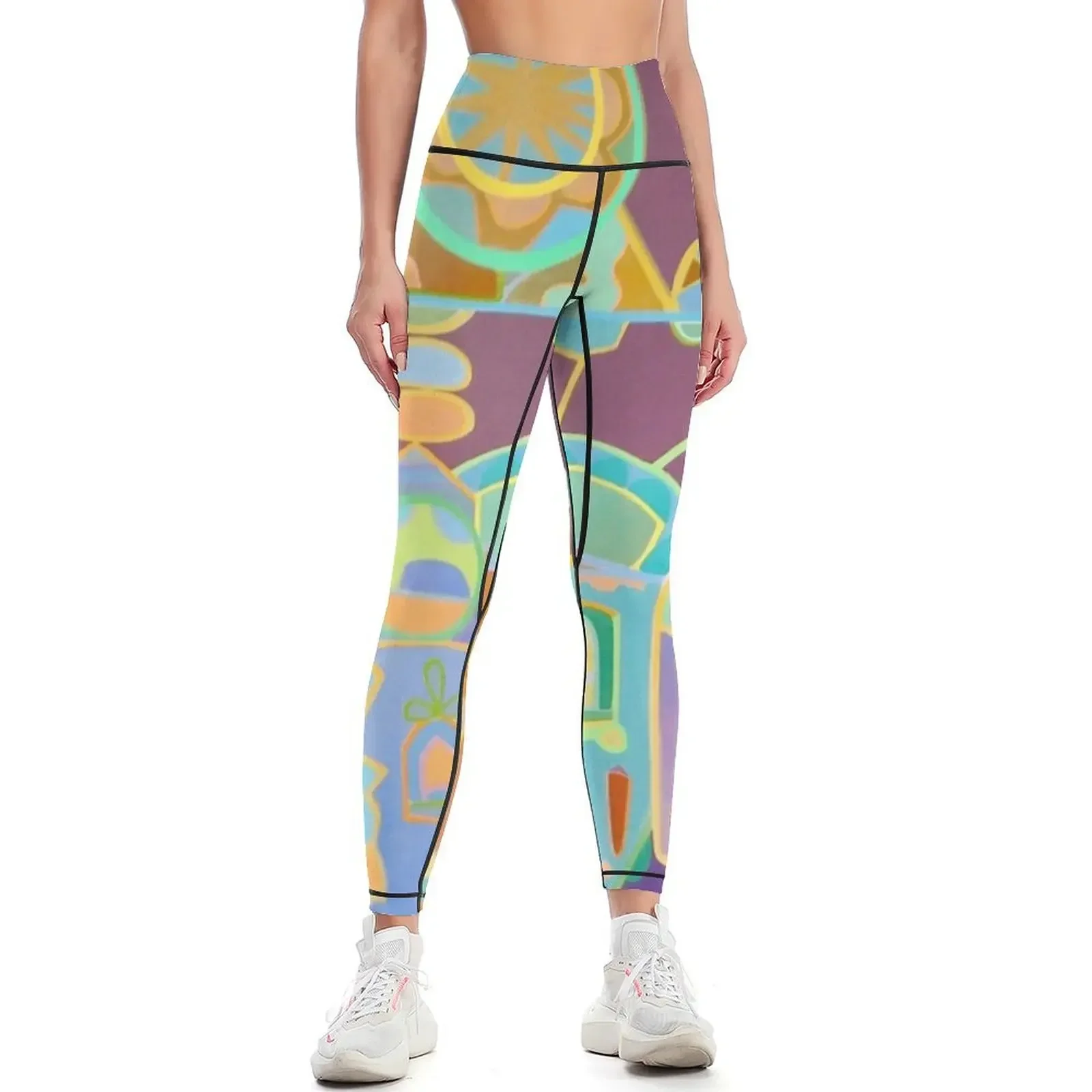 

Fun cars in garage Leggings Pants sport gym sportswear woman Jogger pants sport set Womens Leggings